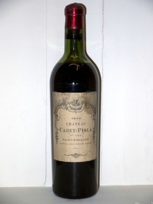 Château Cadet-Piola 1940