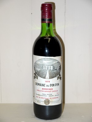 Domaine du Pin-Pin 1978