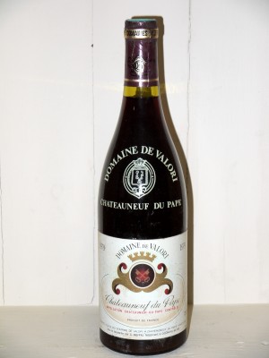  Chateauneuf du Pape 1979 Domaine de Valori