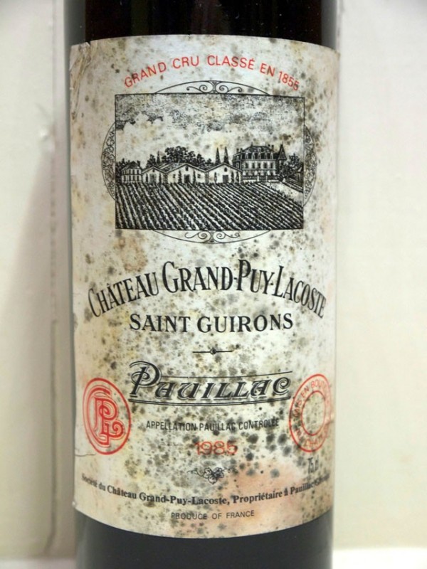 Revision Claire Rettelse Château Grand Puy Lacoste 1985 - great wine Bottles in Paradise | Au Droit  de Bouchon