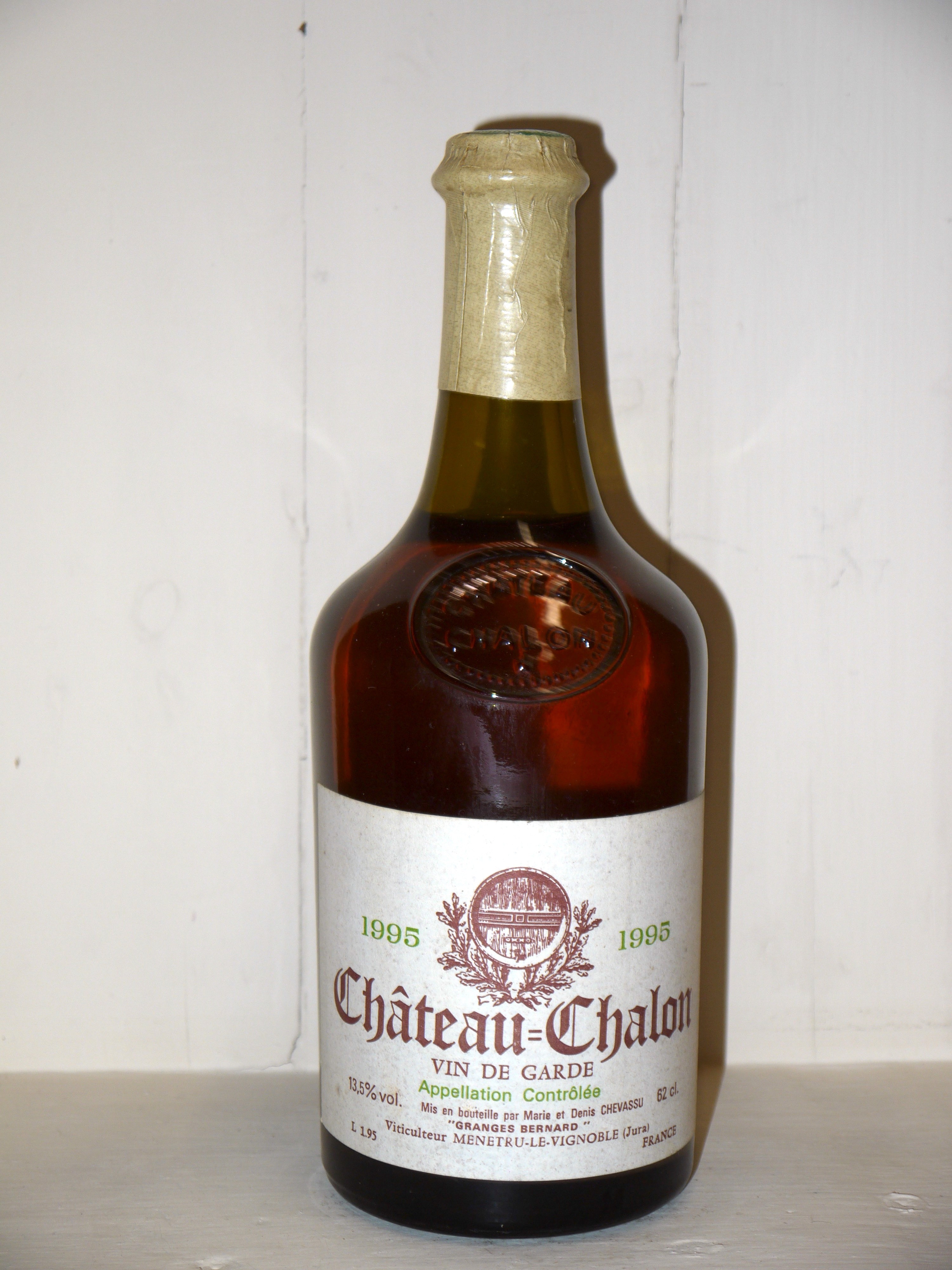 Ch teau Chalon 1995 Chevassu great wine 1995 Au Droit de