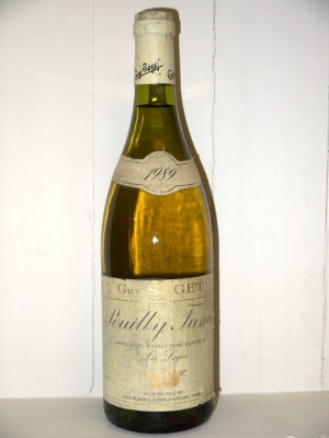 Pouilly Fumet 1989 "Les loges" Domaine Guy Sâget