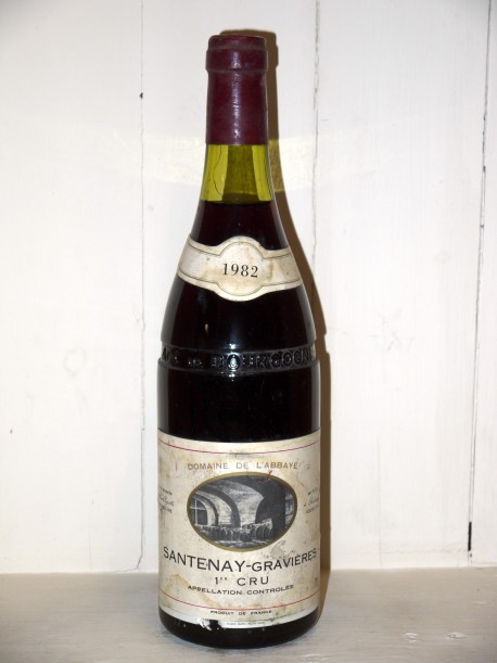 Santenay Gravières 1er Cru 1982 Domaine de l'Abbaye