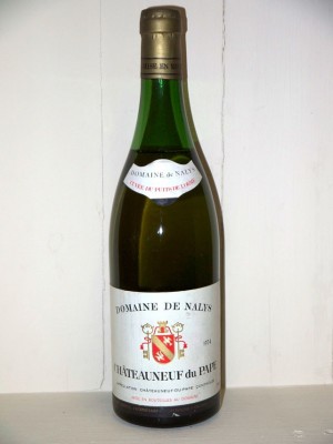 Domaine de Nalys 1974 Cuvée du puits de l'Orme Chateauneuf du Pape