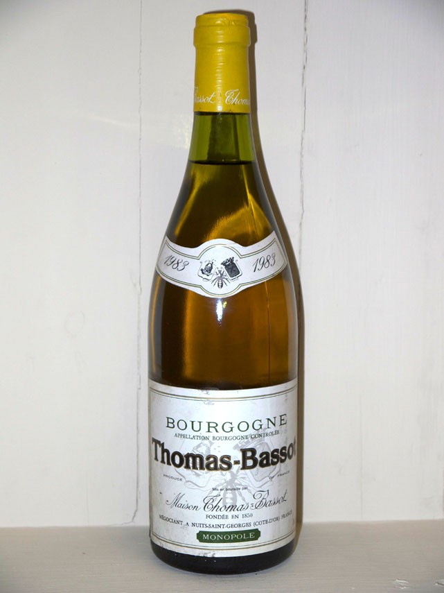 Bourgogne 1983 Maison Thomas-Bassot - great wine Bottles in