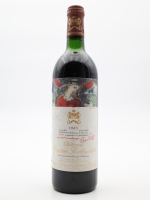 Grands vins Pauillac Château Mouton Rothschild 1985