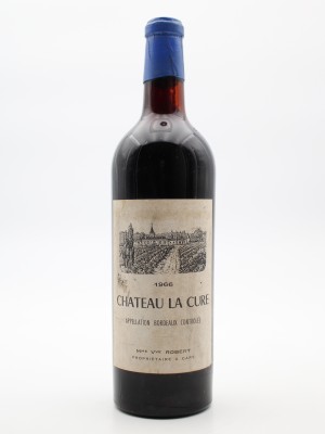Grands vins Bordeaux  Château La Cure 1966
