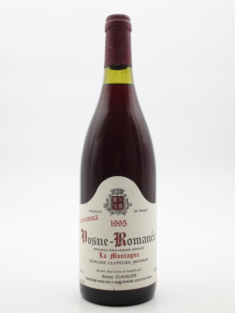 Vosne-Romanée La Montagne 1995 Monopole Domaine Clavelier