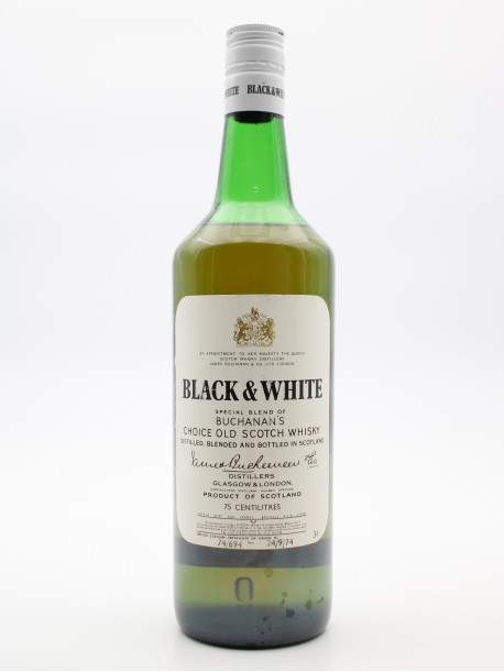 Whisky Black & White 1974 James Buchanan & Co