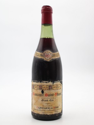 Grands vins Vosne-Romanée Romanée Saint Vivant Grand Cru 1961 Clavelier et Fils