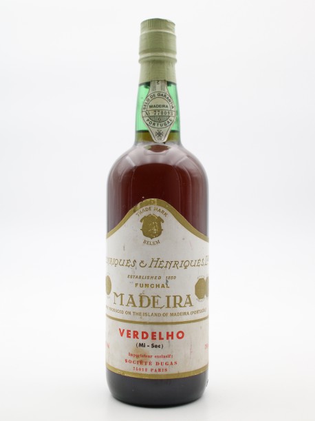 Madeira Sercial 10ans d'âge Henriques