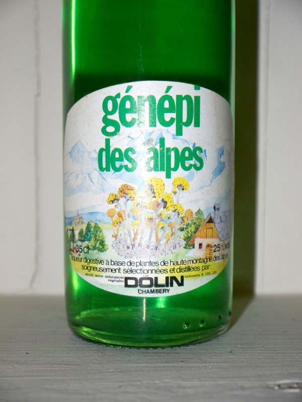 Liqueur des alpes Génépi presumed 1970s
