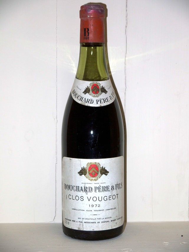 Clos Vougeot 1972 Maison Bouchard Père et fils - Au Droit de Bouchon