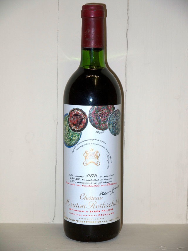 Château Mouton Rothschild 1978 - Au Droit de Bouchon