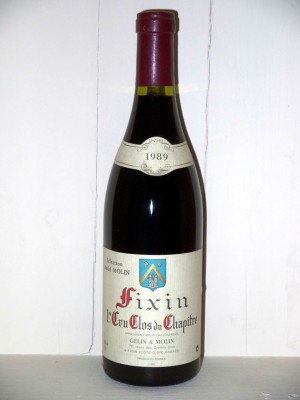  Fixin 1er cru Clos du chapitre 1989 Maison Gelin et Molin