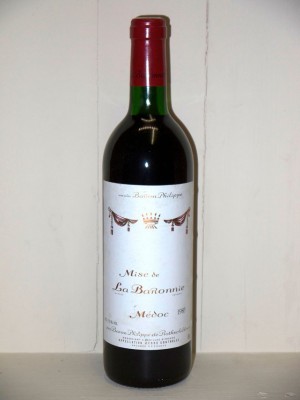  Mise de la baronnie 1985 Baron Philippe de Rothschild