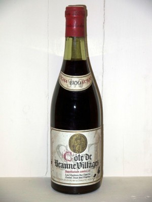 Côte de Beaune villages 1959 Les Maîtres du Chai de Saint Jean les Vignes