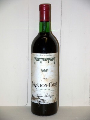  Mouton Cadet 1979 Baron Philippe de Rothschild