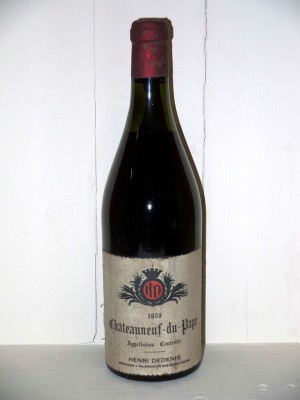 Chateauneuf du Pape 1959 Maison Henri Dedenis