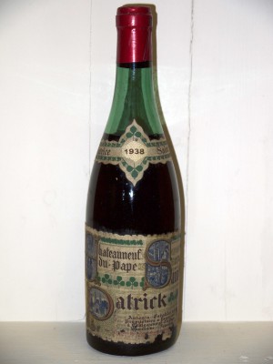 Chateauneuf Du Pape 1938 Saint Patrice Antonin Establet