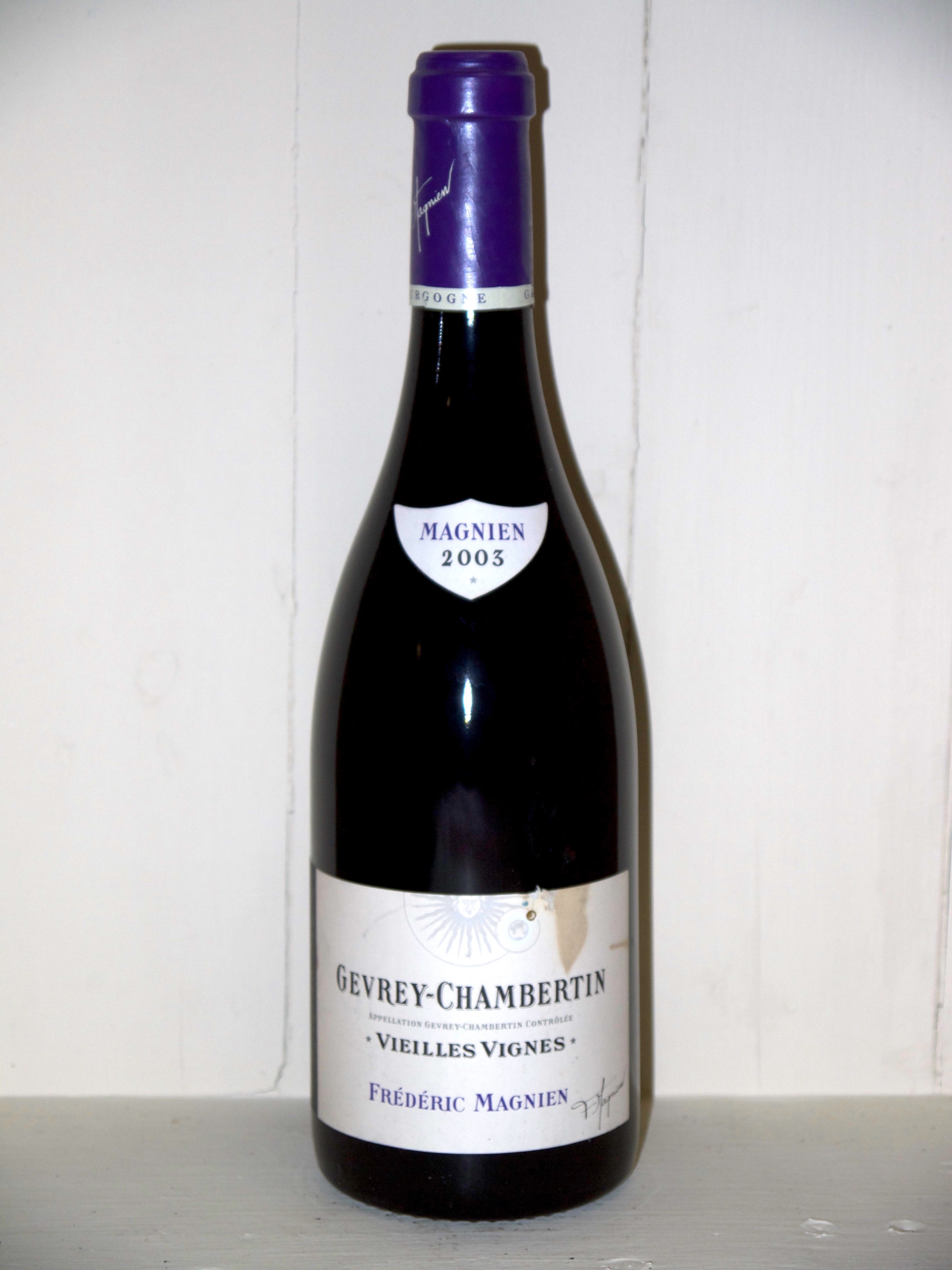 Gevrey-Chambertin 2003 Vieilles Vignes Frederic Magnien - great