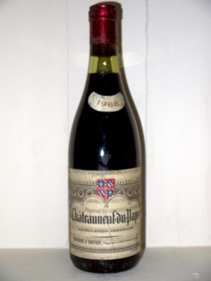  Chateauneuf du Pape 1966 Renversez et Bernard