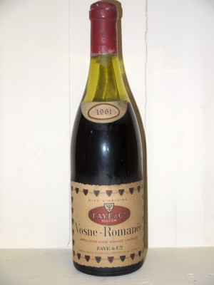 Vosne Romanée 1961 Faye & Cie