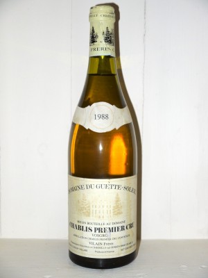  Chablis1er Cru Vosgros 1988 Domaine du Guette-Soleil