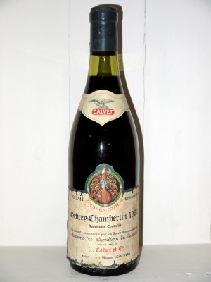 Gevrey-Chambertin 1962 Confrérie des Chevaliers du Tastevin Calvet