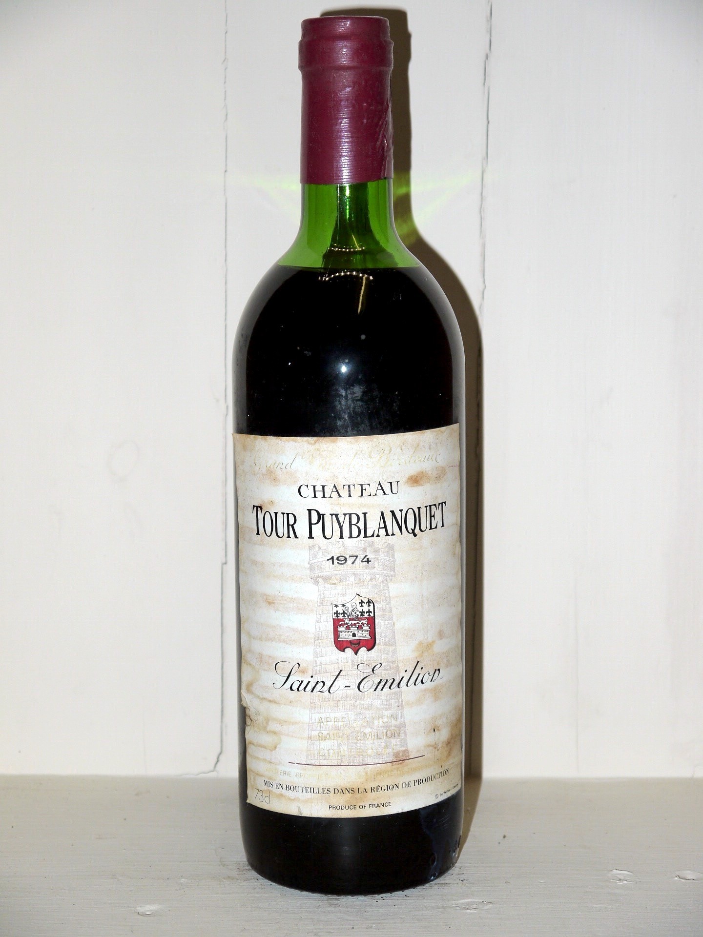 Château Tour Puyblanquet 1974 - great wine Bottles in Paradise | Au Droit  de Bouchon