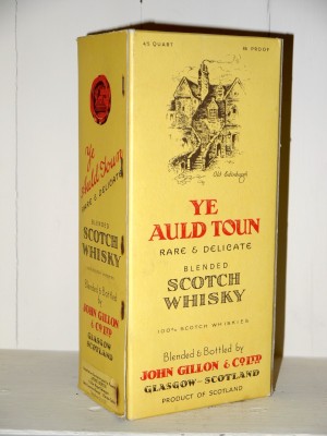  Ye Auld Town Scotch Whisky en étui Années 70