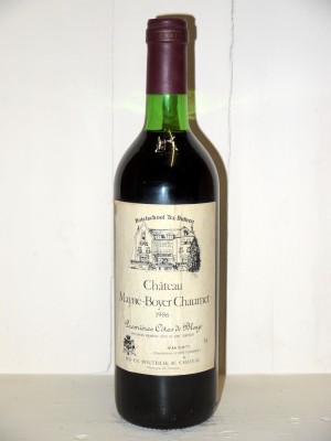  Château Mayne-Boyer-Chaumet 1986