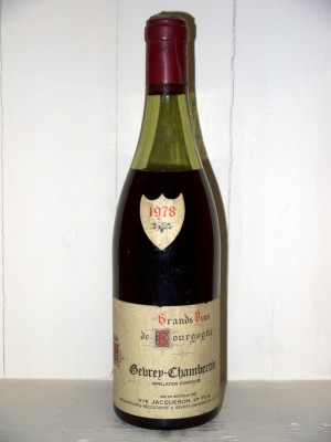  Gevrey-Chambertin 1978 Domaine Veuve Jacqueson & fils